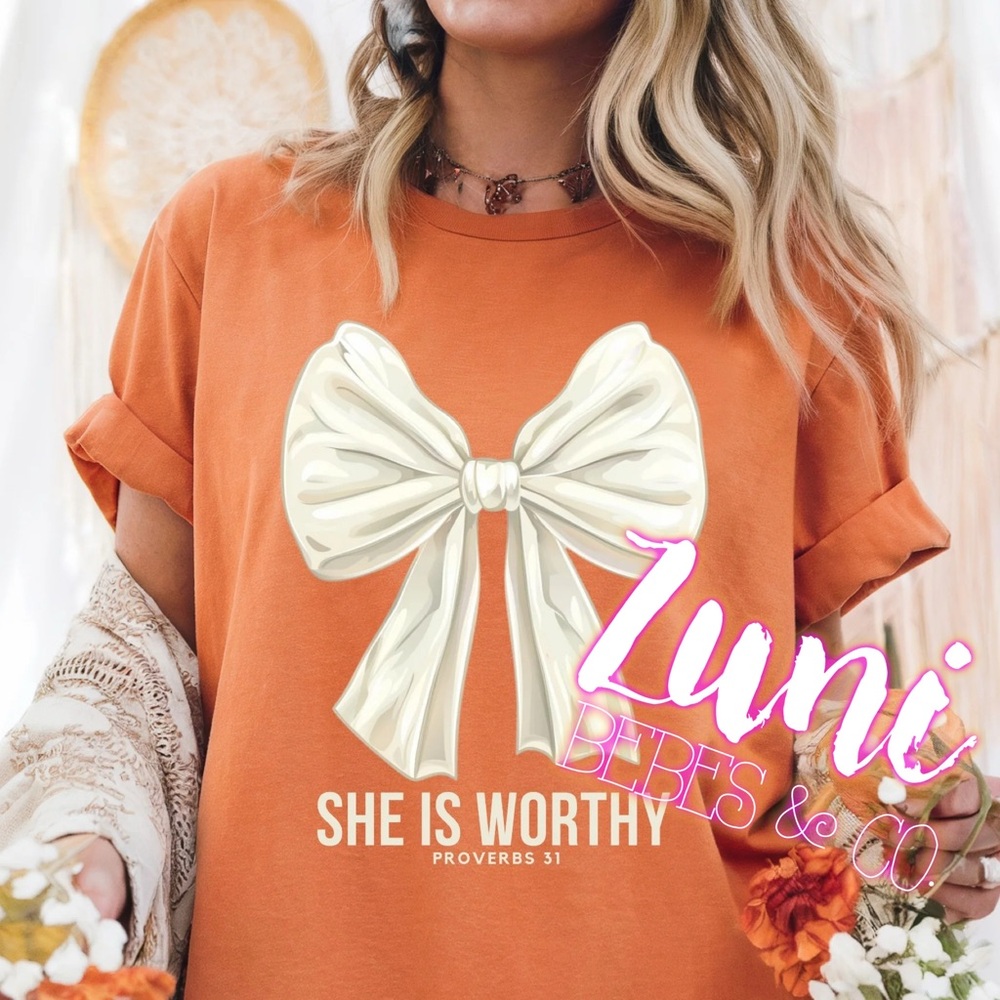 She’s is worthy t-shirt
